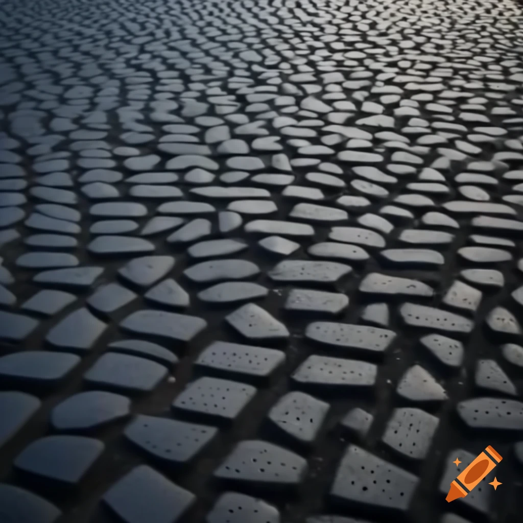 Asphalt surface texture