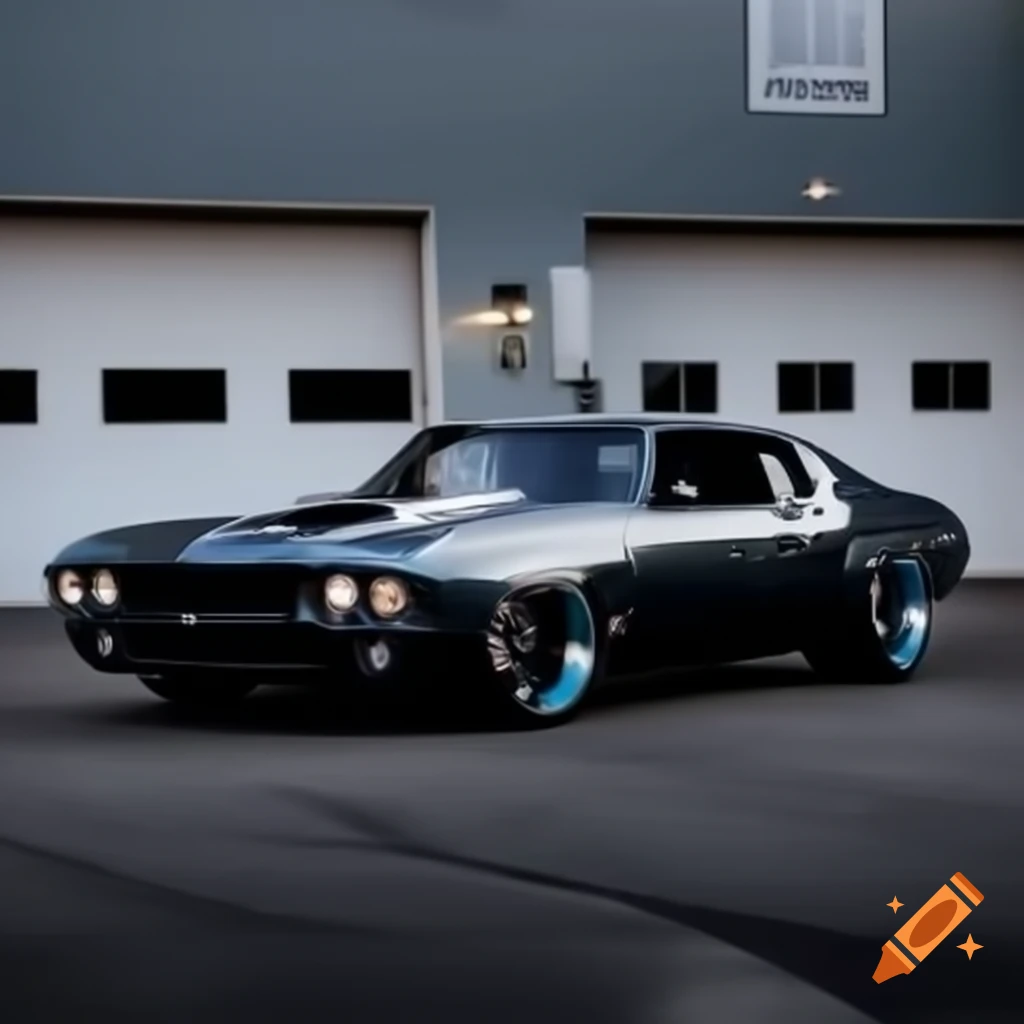 1969 Chevelle car with futuristic modifications