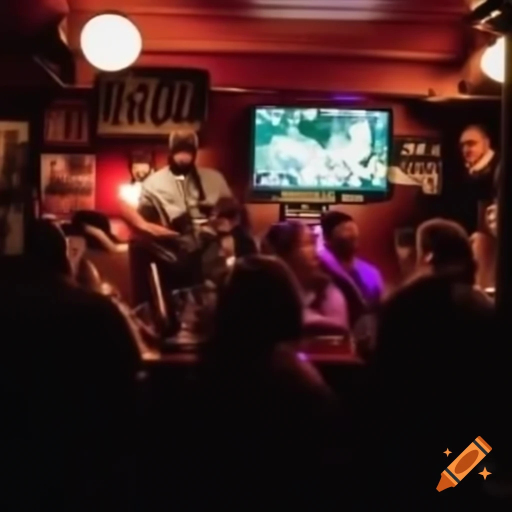 Four Men Sitting At Merchant s Arch Pub In Dublin On Craiyon