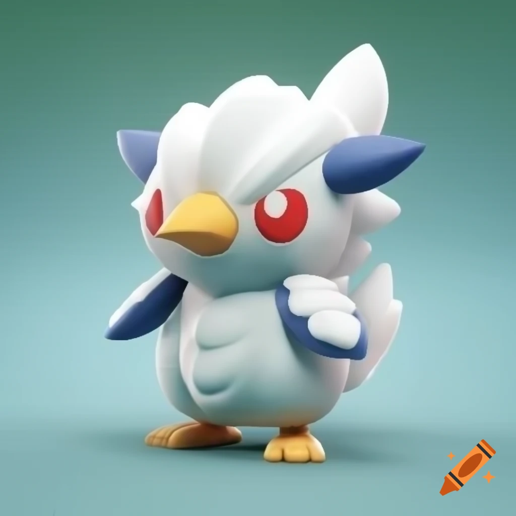 New 3D rendered design of legendary Pokemon
