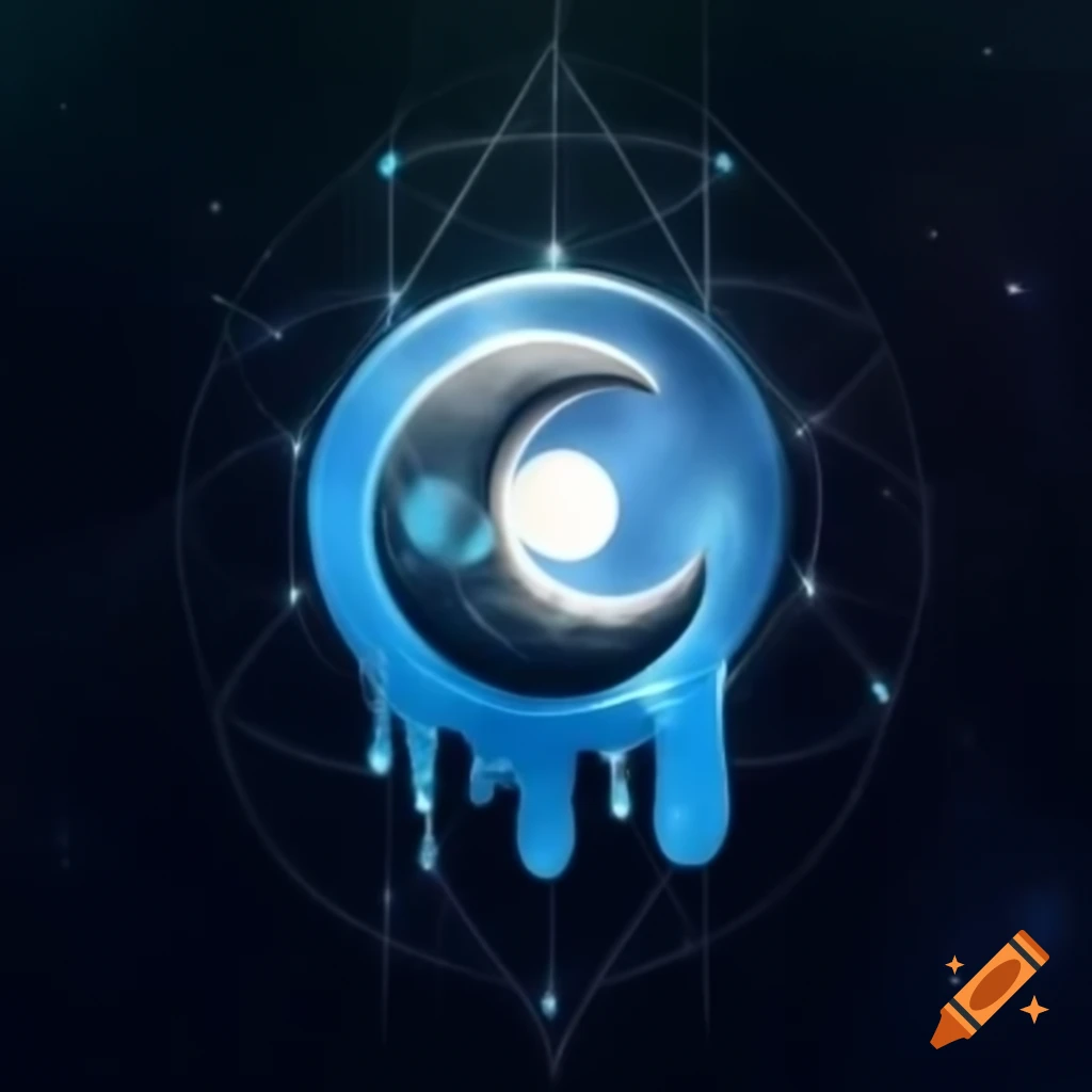 Celestial logo for Lunera incorporating fantasy and myth elements in moon-kissed platinum