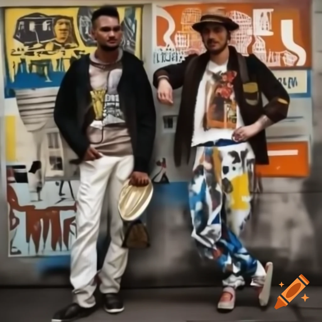 Artwork combining Victor Brauner and Jean-Michel Basquiat styles