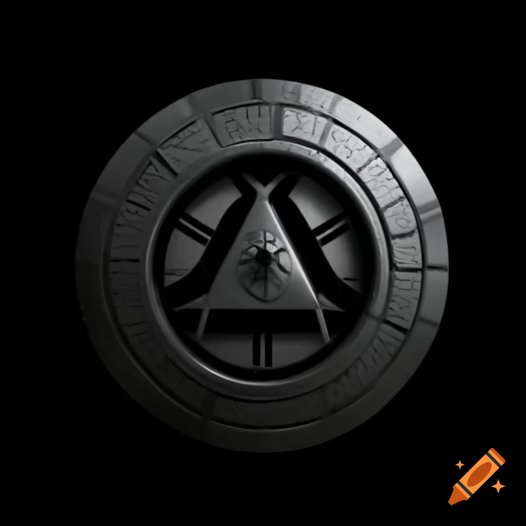 Futuristic stargate with intricate designs