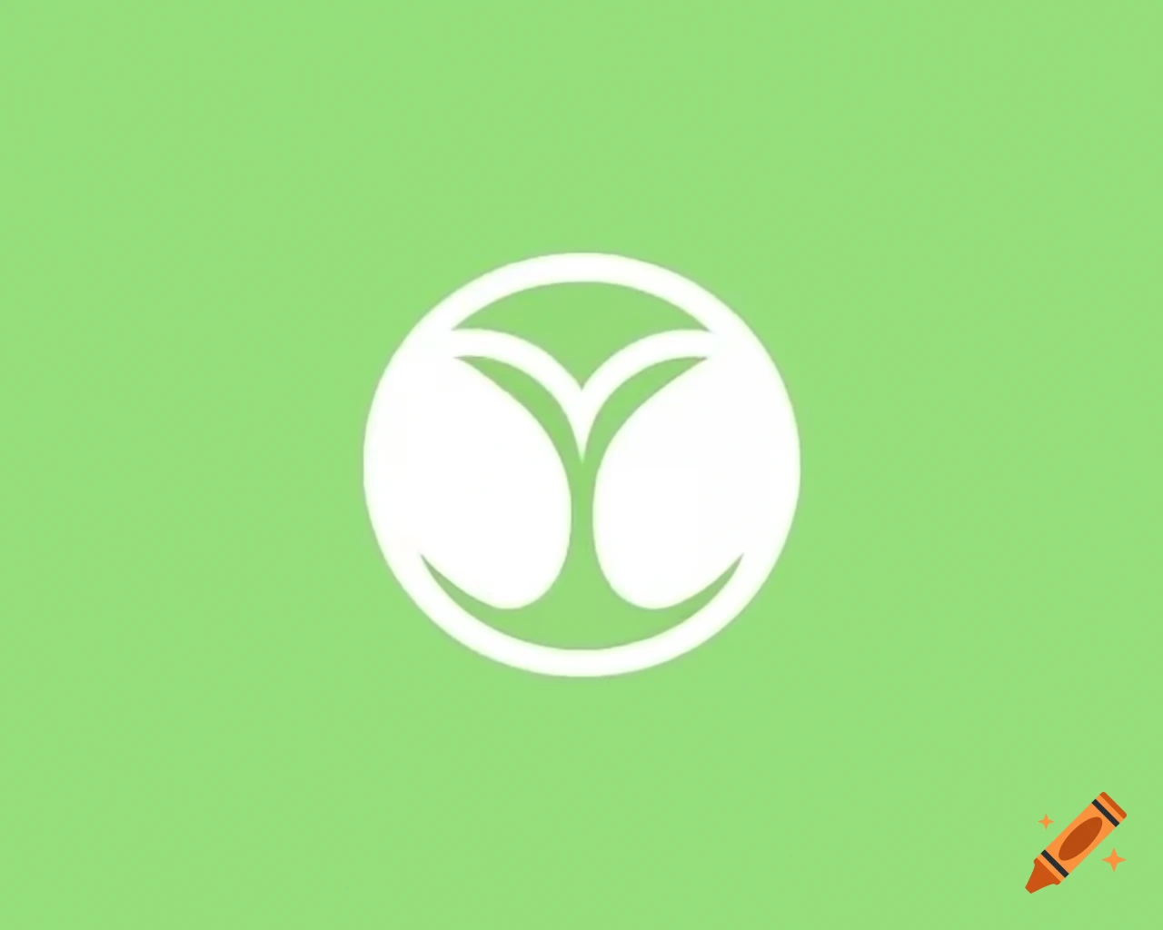 Organic logo design with natural elements
