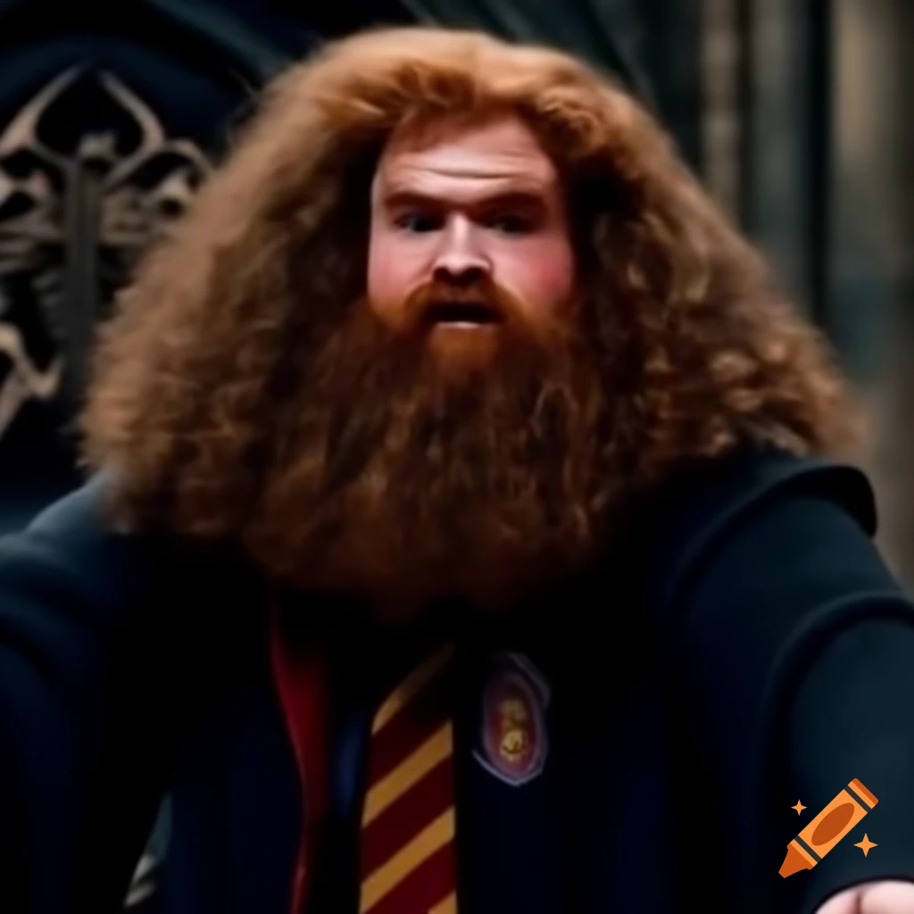 Hagrid reimagined as an initiate wizard
