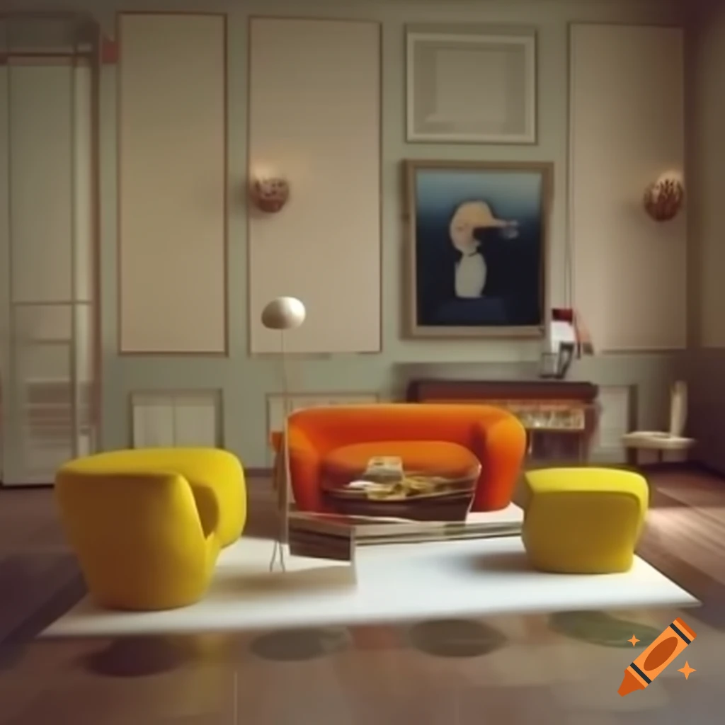 Surreal furniture inspired by Salvador Dali, featuring kitsch elements