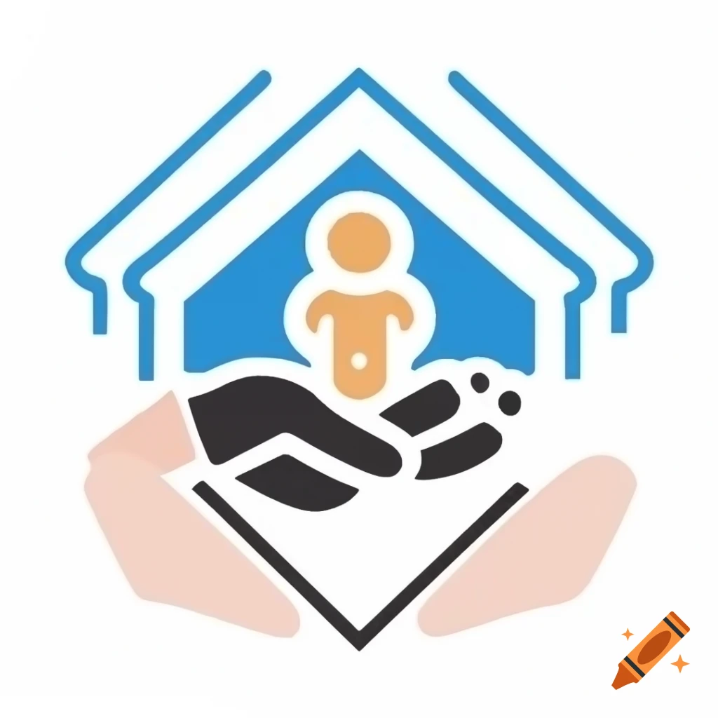 Stylized logo of a person inside a home symbolizing financial stability