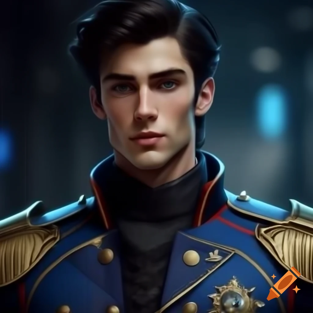 Napoleonic sea captain on ship deck amid battle fantasy art on craiyon