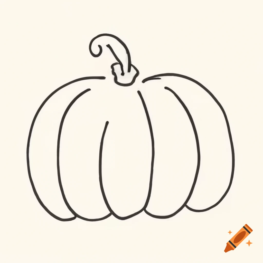 Minimalist hand drawn Halloween art