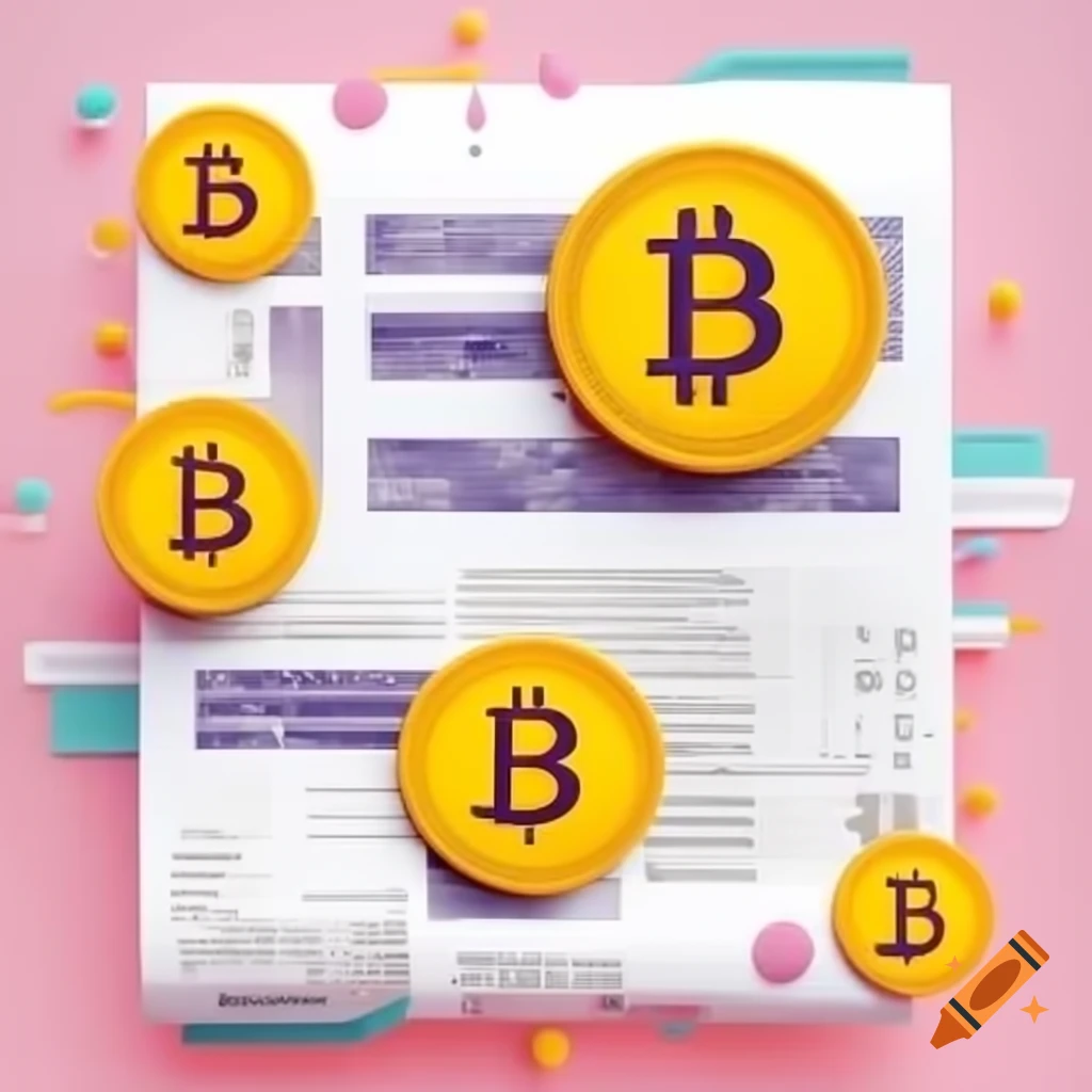 Newspaper article featuring cryptocurrency news
