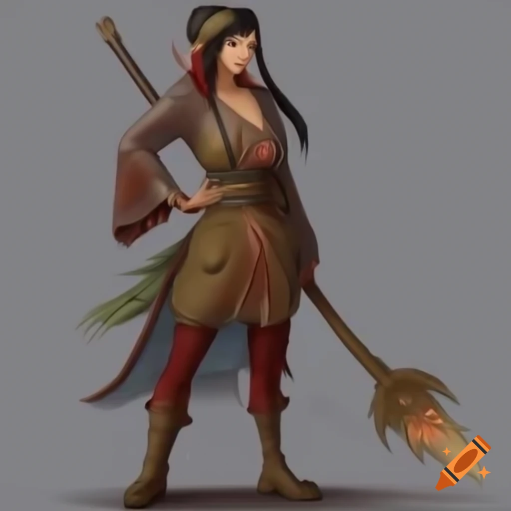 Dalish elf outfit illustration in Dragon Age art style combining diverse cultural aesthetics