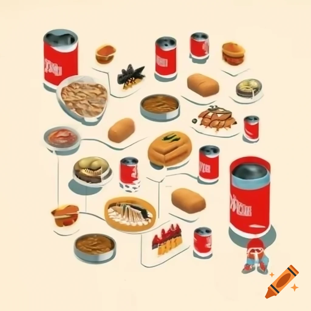 Magazine Ad Design Showcasing Cans Of Dog Food With Donald Trump s 