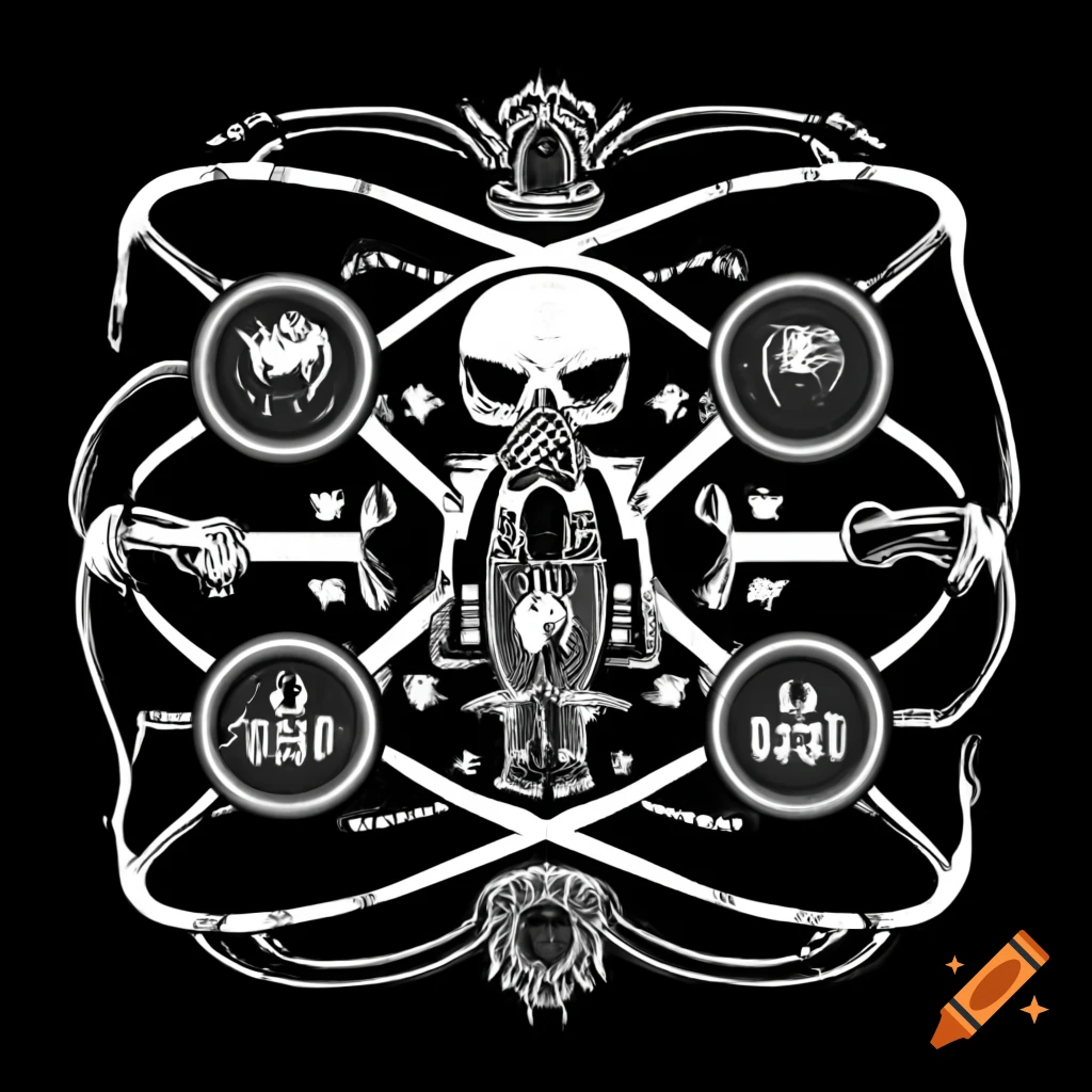 Mysterious visions of multiple futures with enemies surrounding