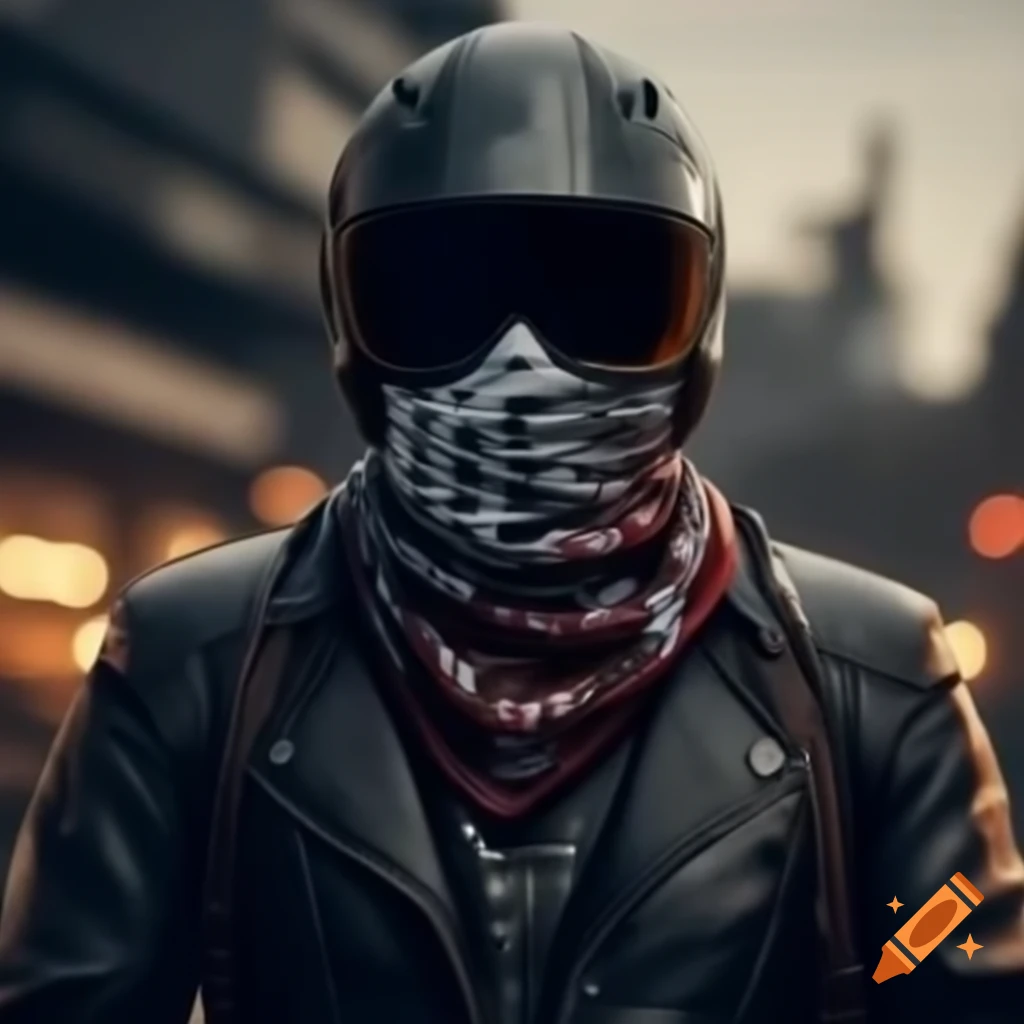Ultra realistic motorcycle bandana