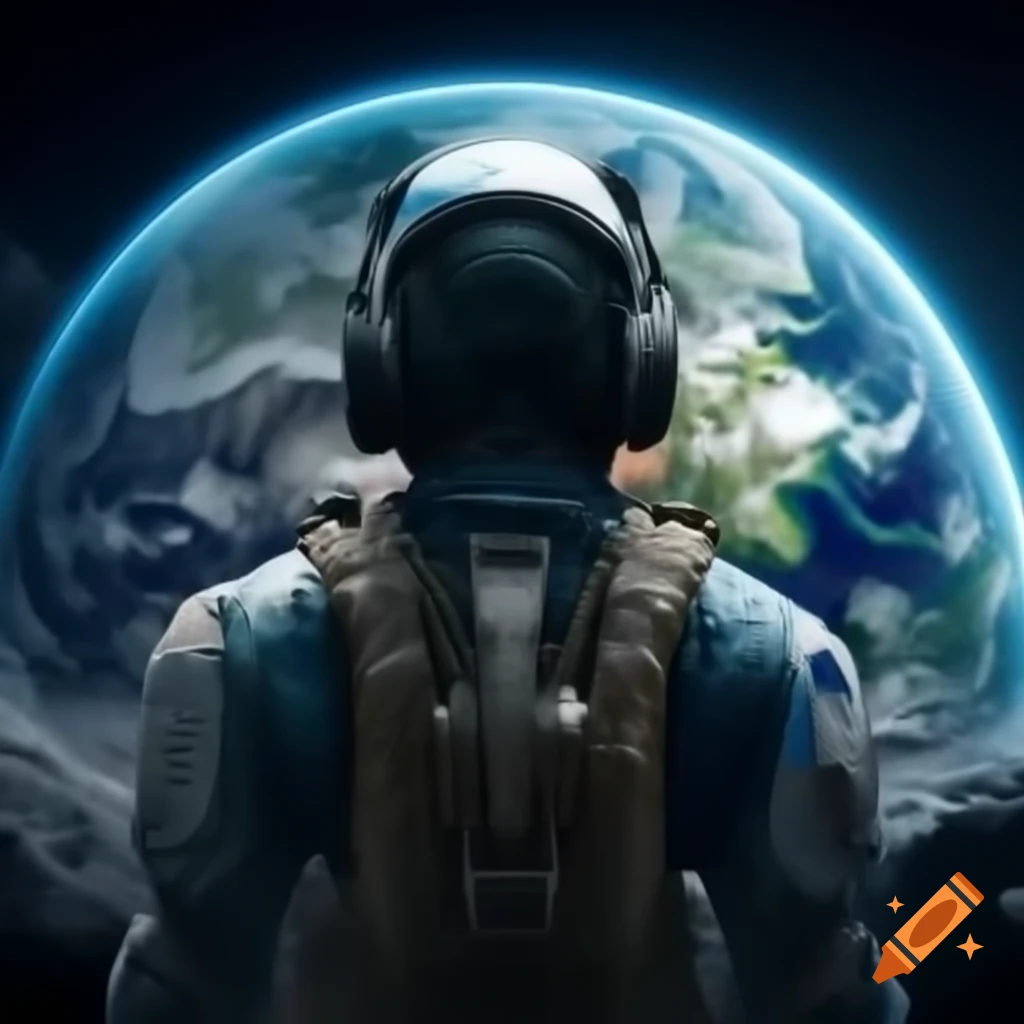 AI observing Earth with a terrifying perspective