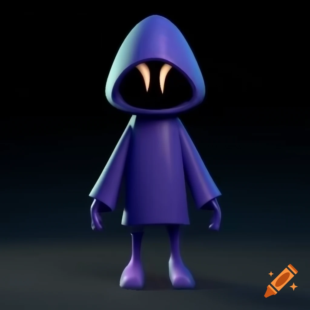 3D model of a void character