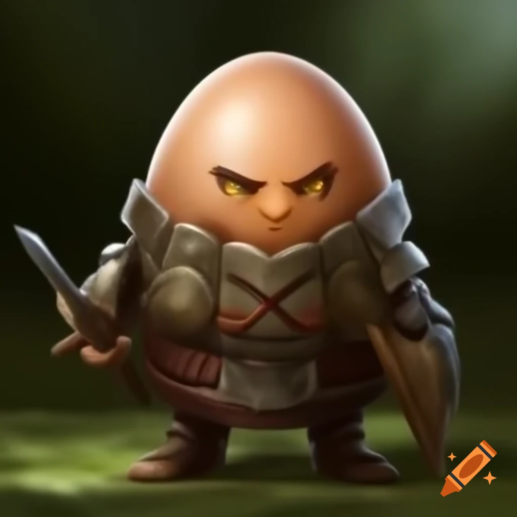 Egg warrior character design
