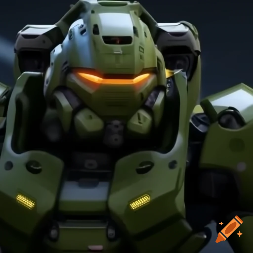 Mechanical pilot character design concept