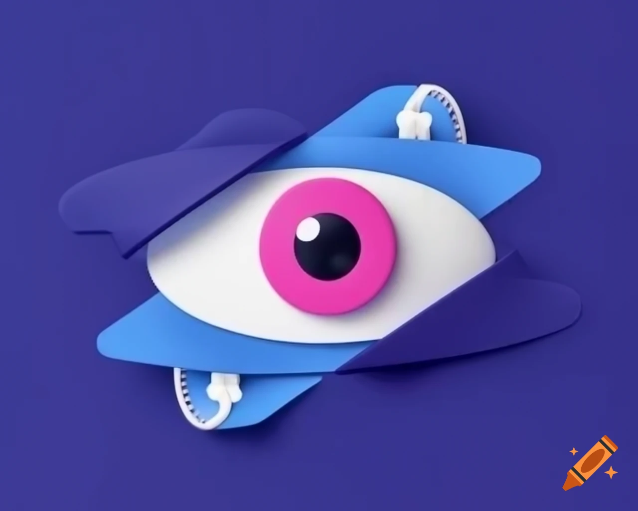 Modern and artistic banner design focusing on eye care and treatment