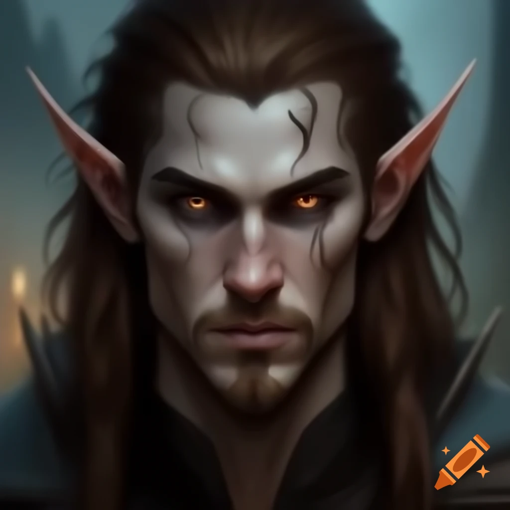 Male elven pirate with braided hair on pirate ship high fantasy on craiyon