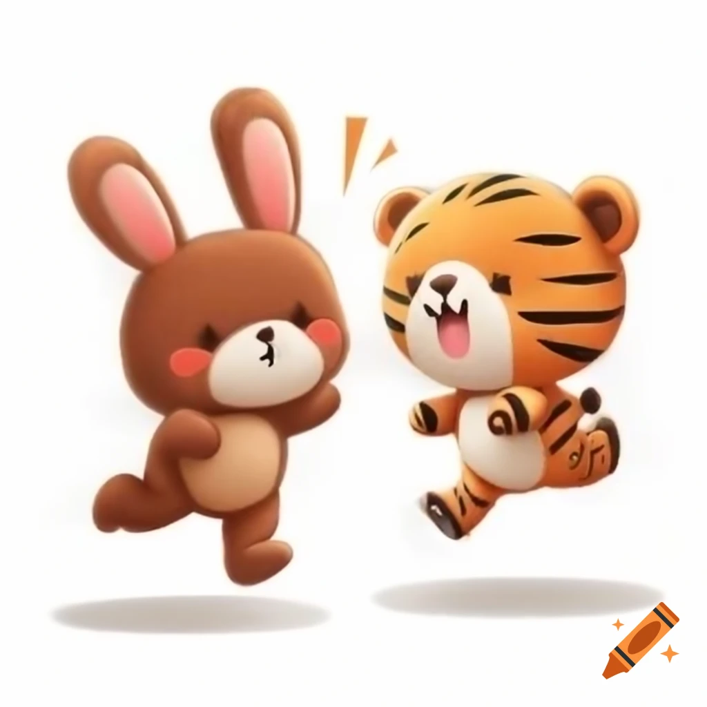 Stuffed Teddy Bear Rabbit And Tiger Playfully Running On Craiyon stuffed-teddy-bear-rabbit-and-tiger-playfully-running-on-craiyon