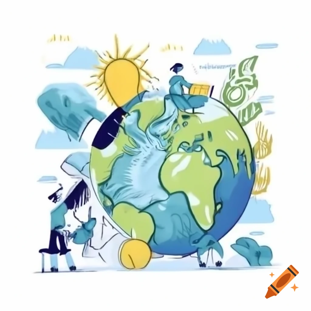 Bold call to action for planet protection with powerful imagery and sustainability message