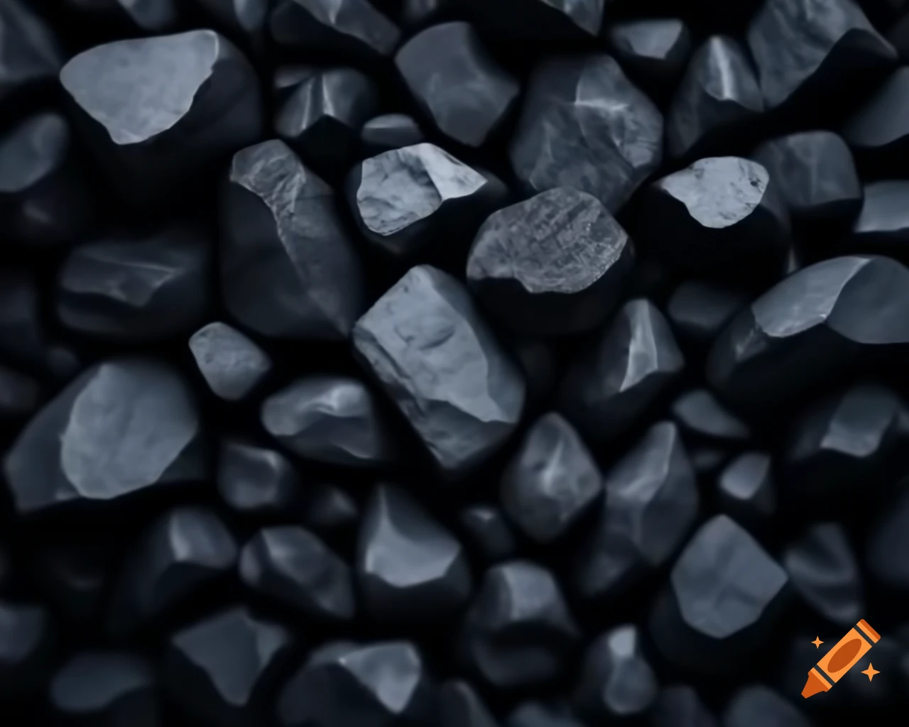 Coal background for energy presentation