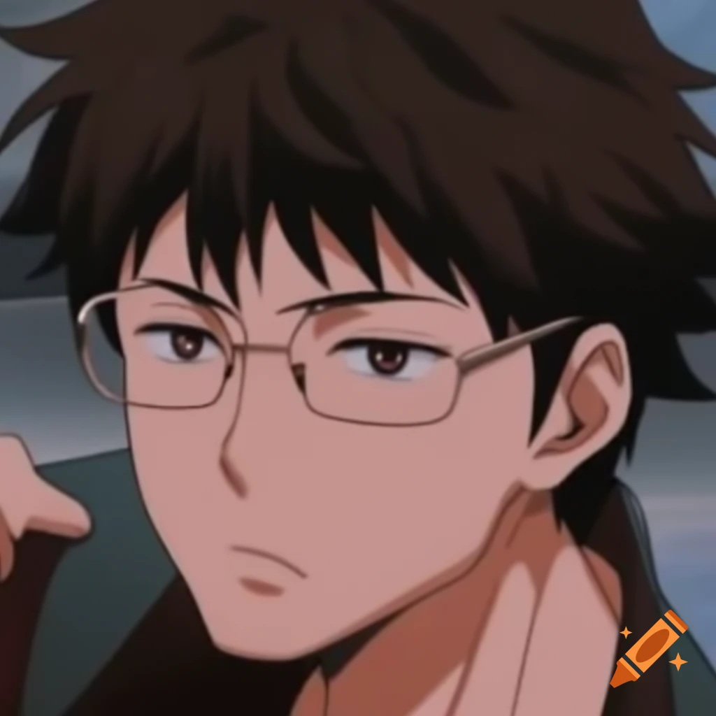 90s anime male character design