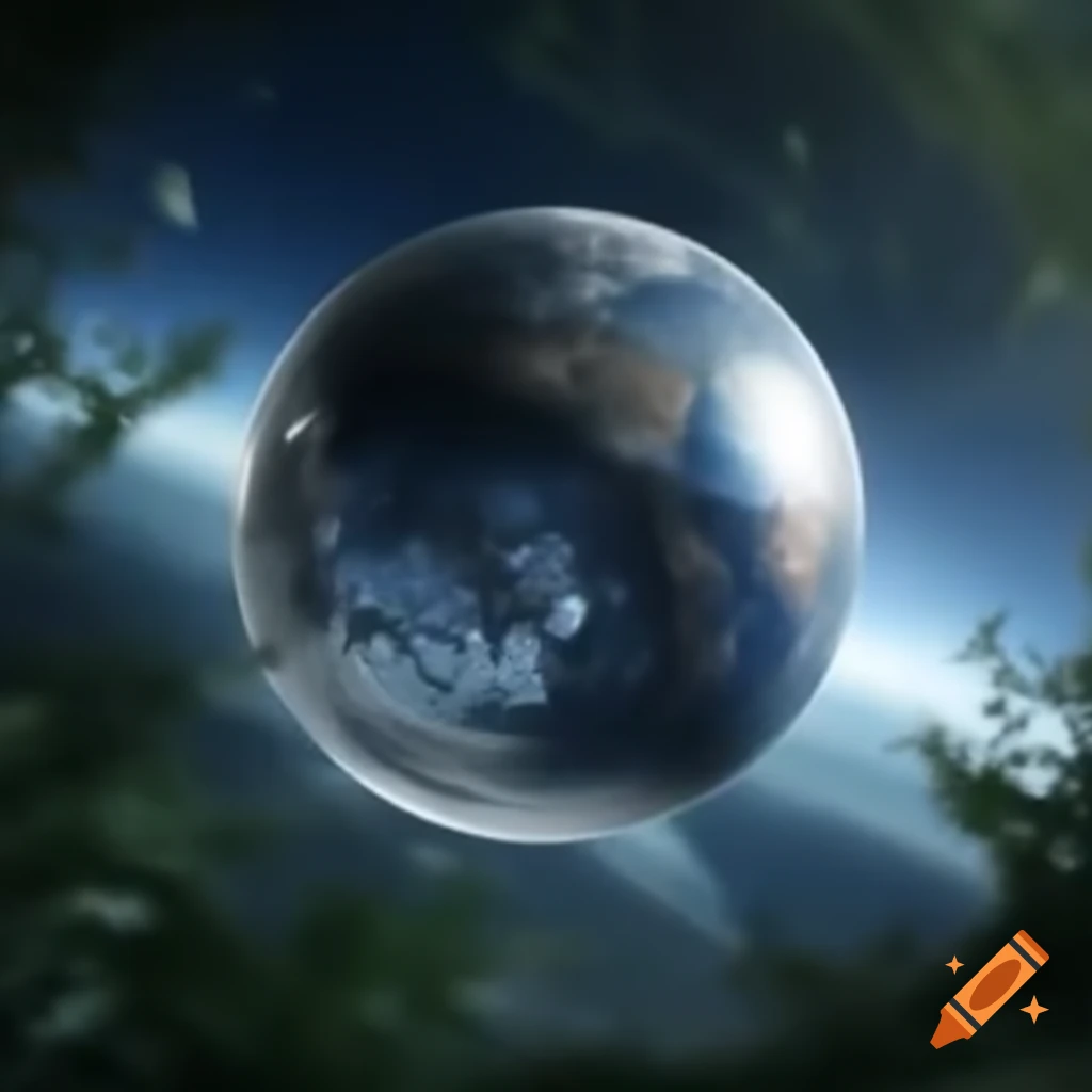 Floating sphere causing overgrowth in surrounding area