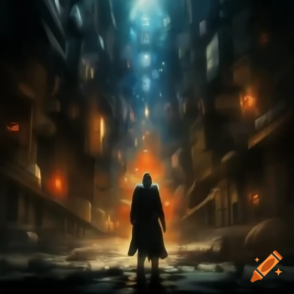 Vision of possible futures with enemies surrounding