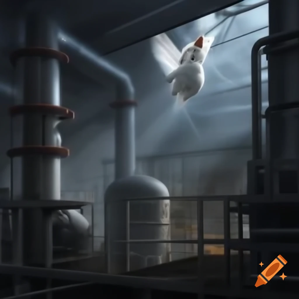 Angelic post-industrial environment