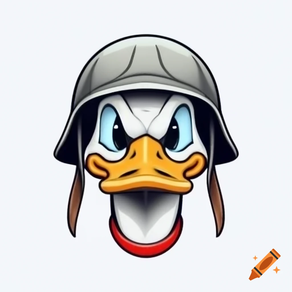 World war ii propaganda poster featuring donald duck as g i in steel