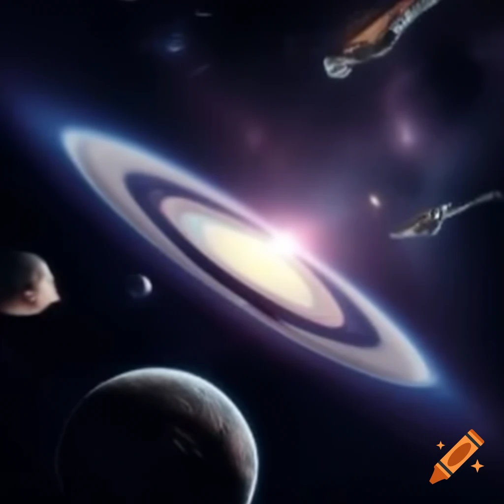 Vast and mysterious outer space