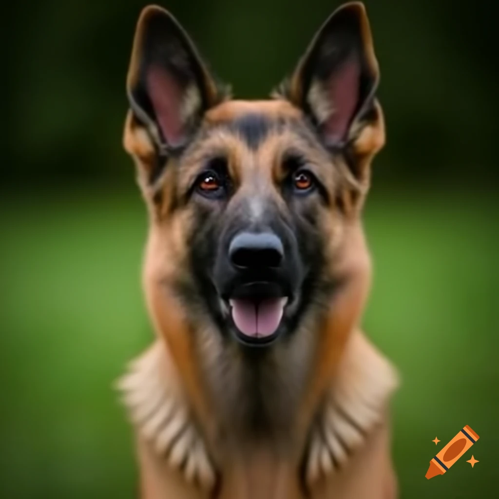 Animated small Belgian shepherd