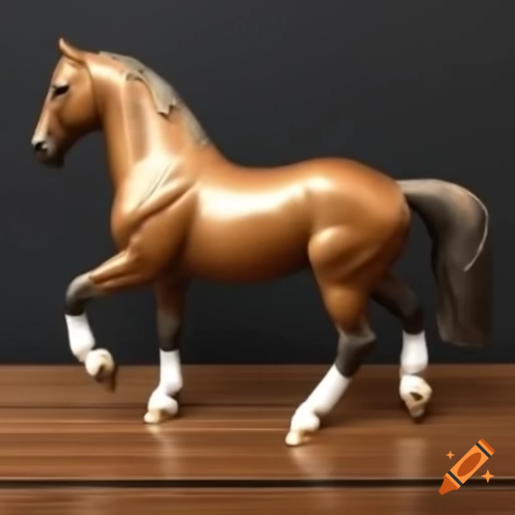 Drawing of a horse and a mare