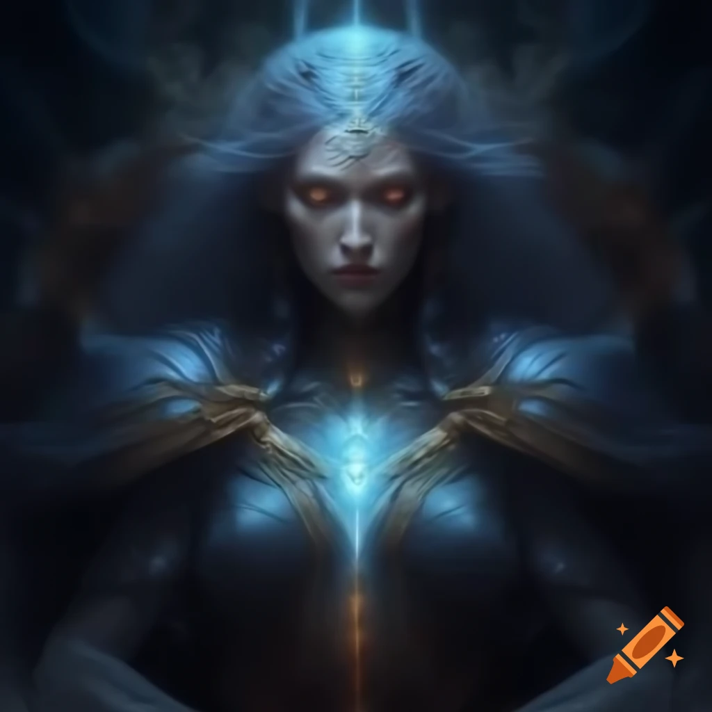 Astral god representing stillness