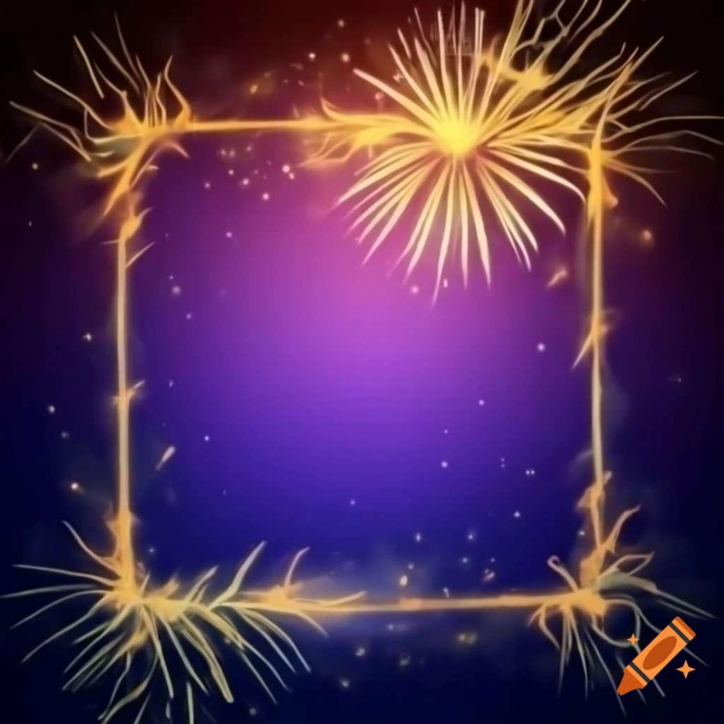 Diwali fireworks creating a vibrant gradient background
