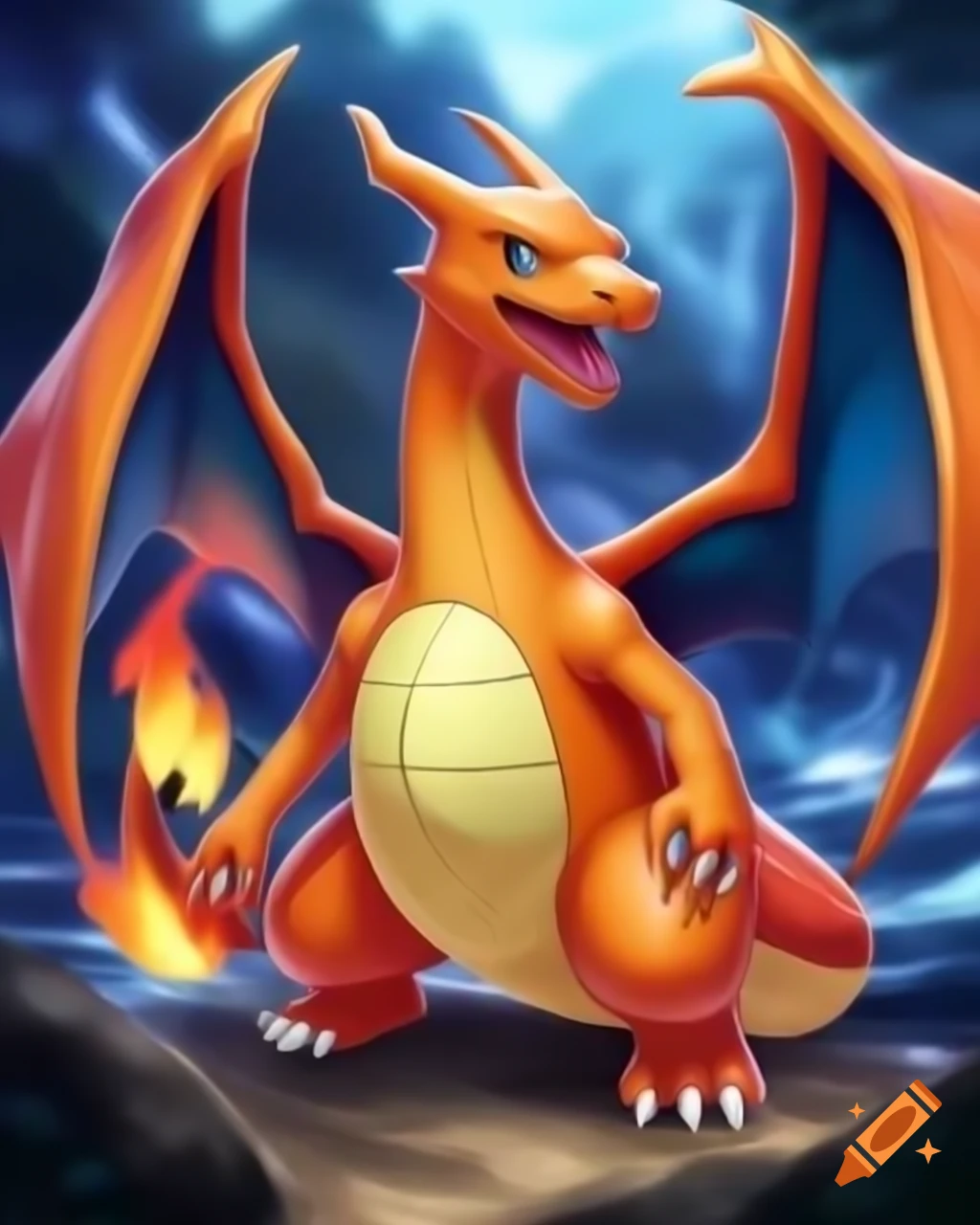 Charizard, the fire-breathing dragon Pokémon