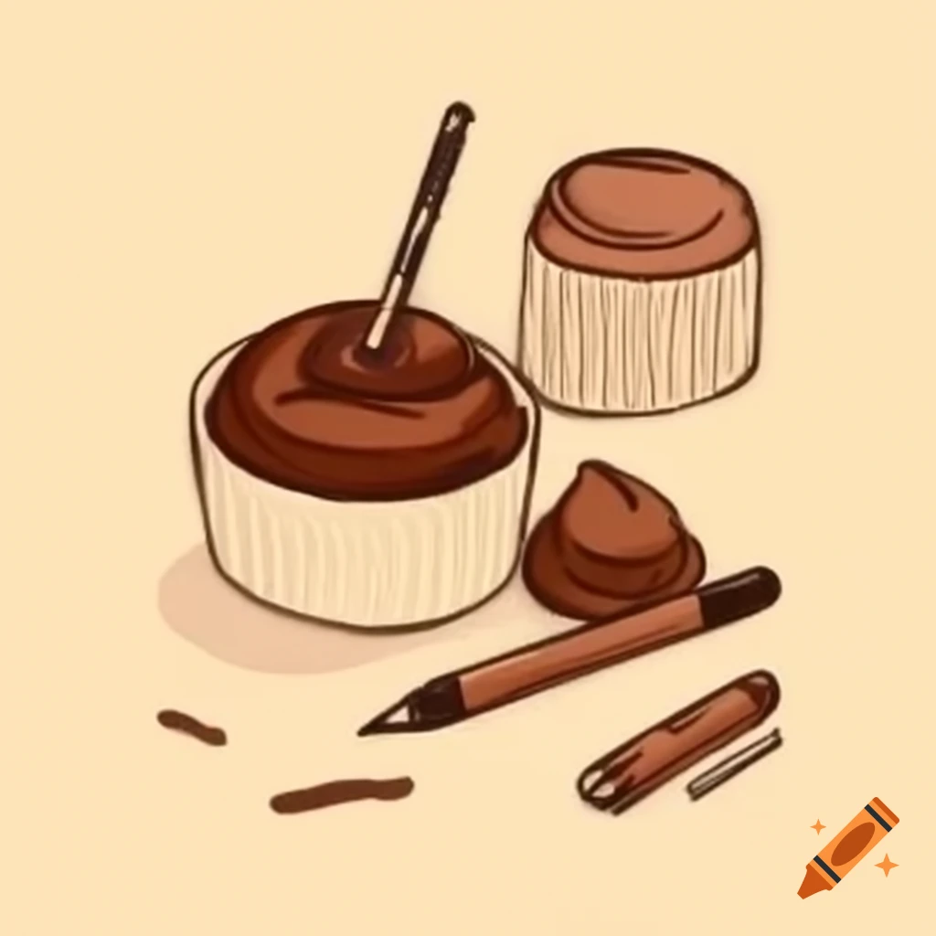 Nesquik chocolate drink and BIC pens arrangement