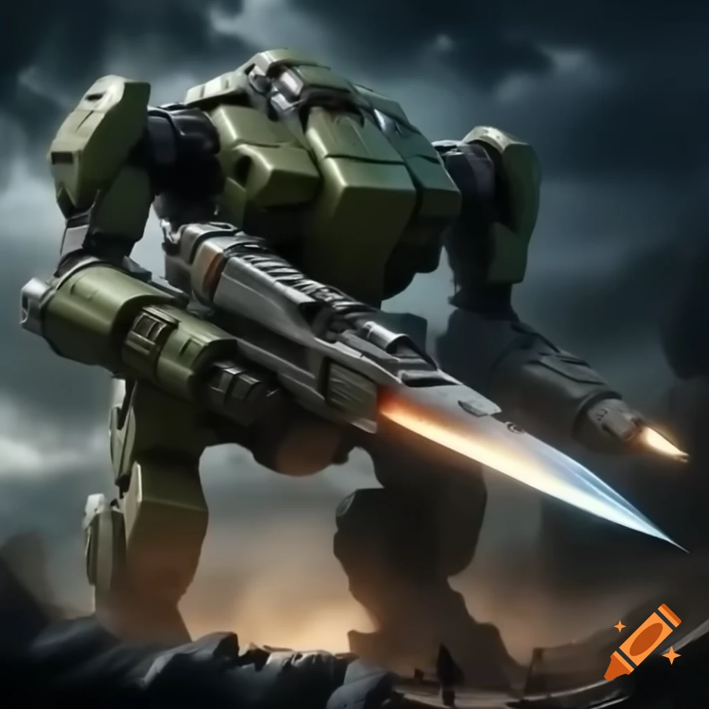 Giant blade designed for mech combat