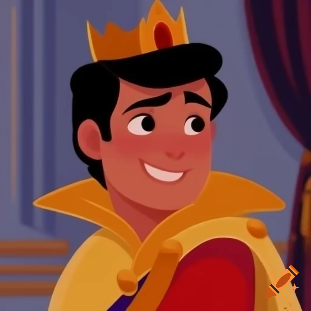 Cartoon prince character design on craiyon