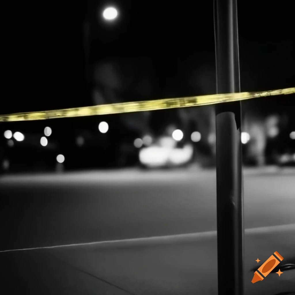 Crime scene marked with 'DO NOT CROSS' tape, investigation in progress