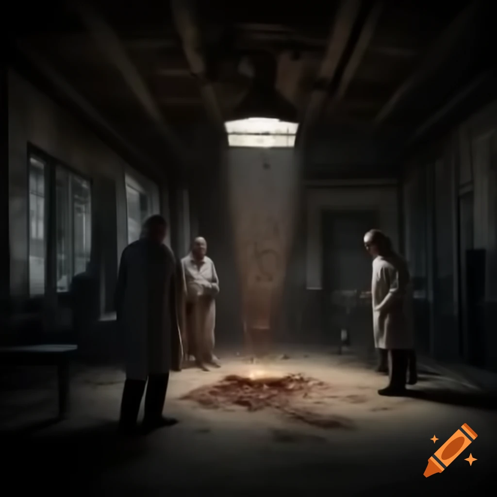 Realistic photo of peculiar Nutella-based organism in abandoned laboratory
