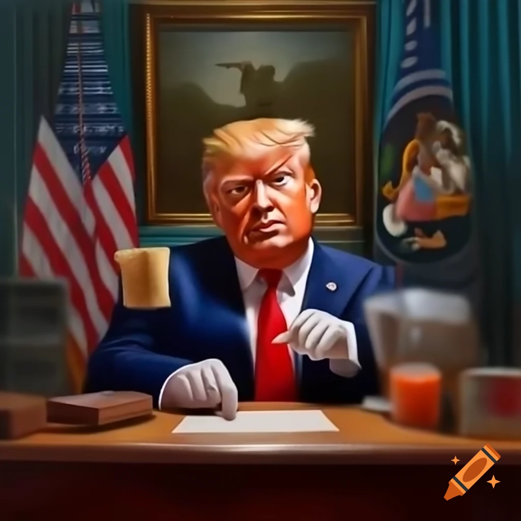 Ad campaign parody of Donald Trump portrayed as dog food