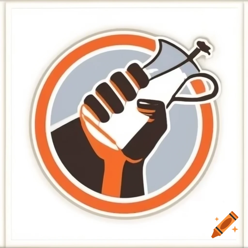 BLM fist logo holding a milk jug