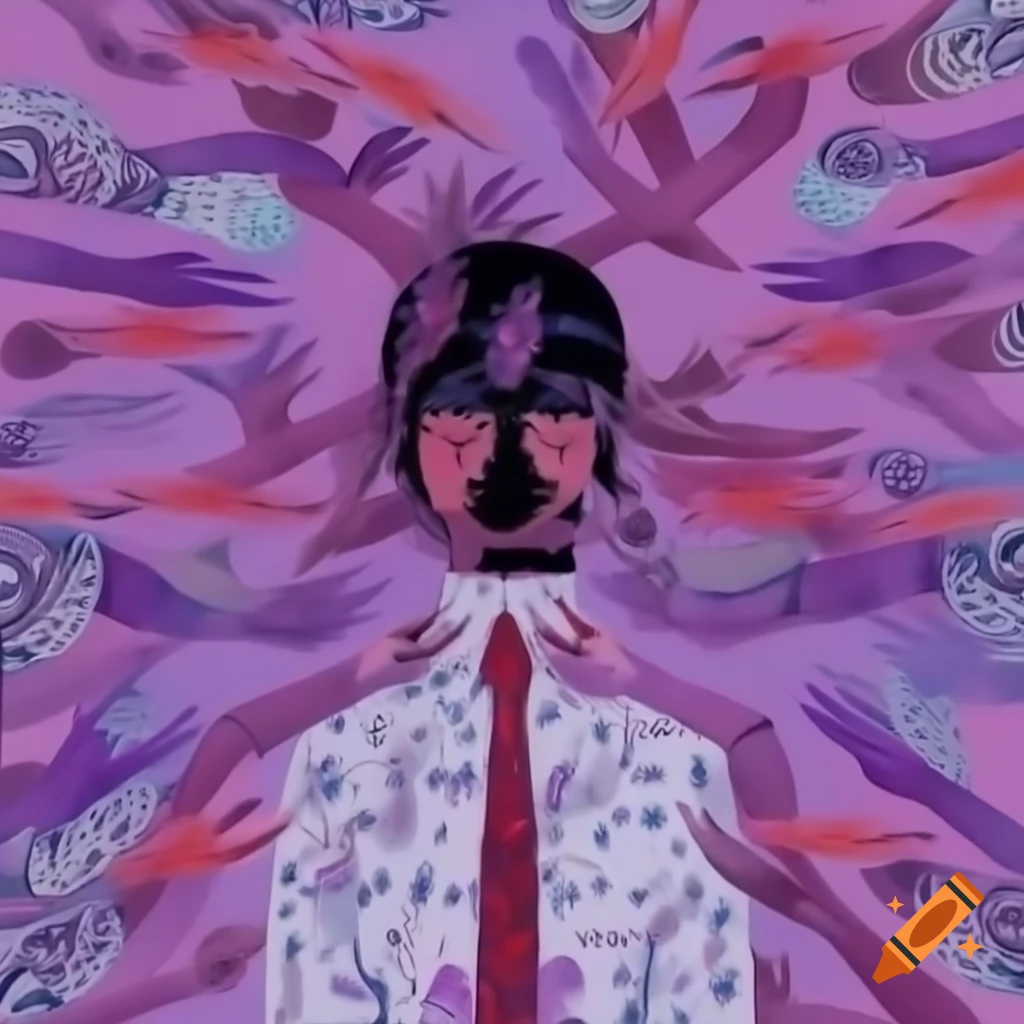 Vision of possible futures with enemies surrounding