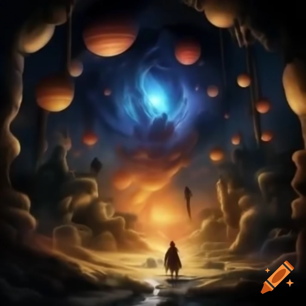 Abstract representation of heaven