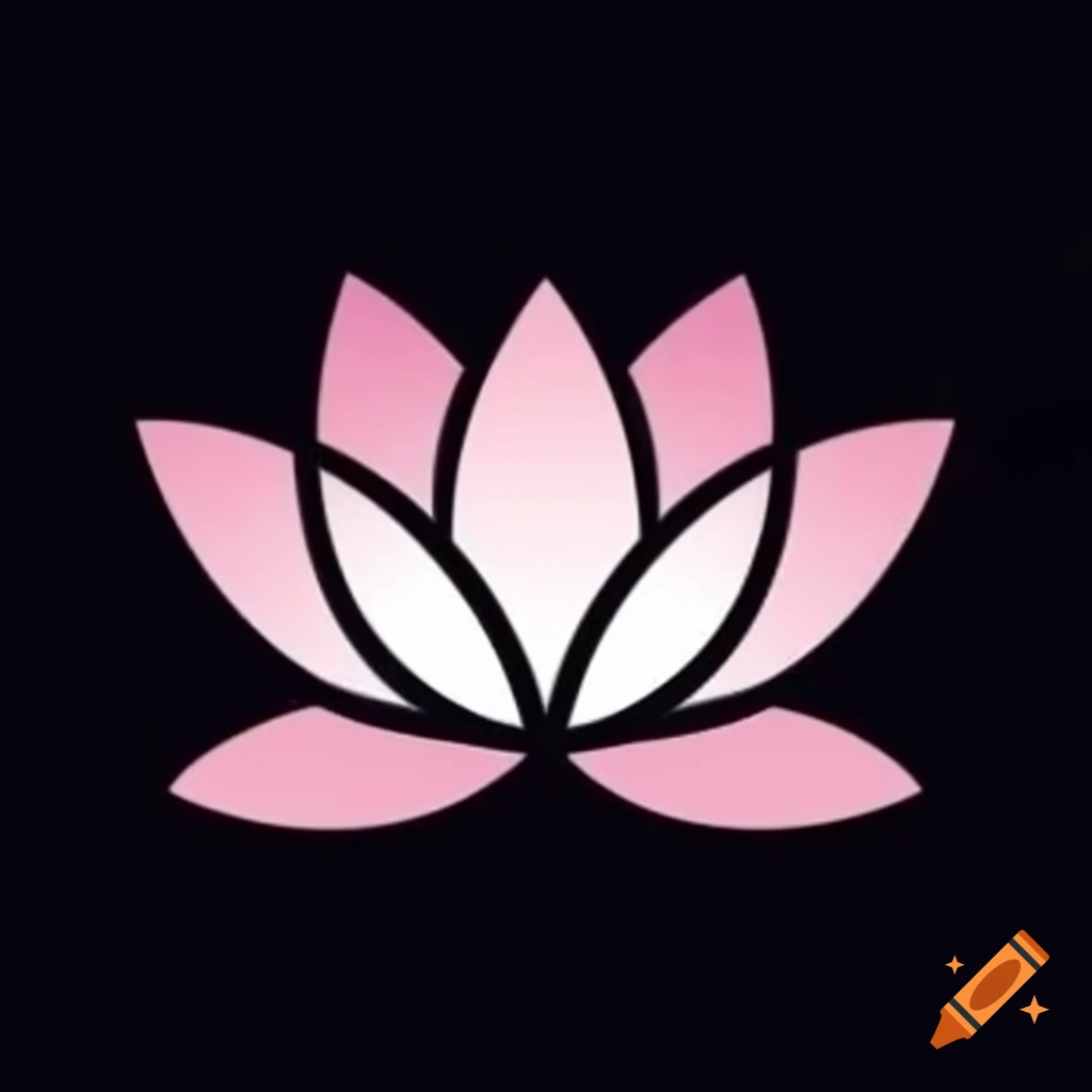 Logo design featuring three interlocking lotus flowers for Brendan Fiorina, LMHC