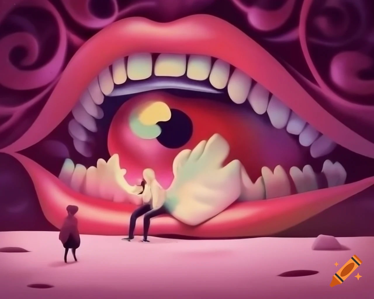 Surreal illustration by Greg Rutkowski