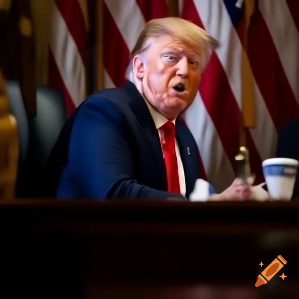Satirical ad campaign featuring Donald Trump as dog food